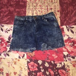Denim shorts